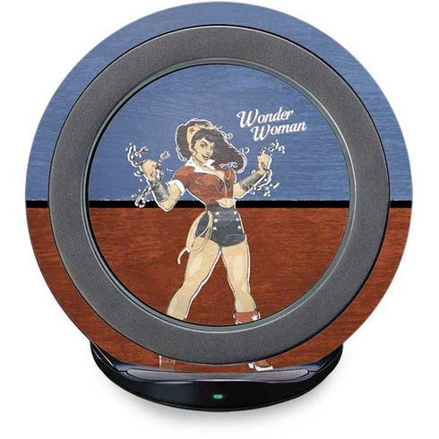 DC Comics Bombshells Wonder Woman Bombshell Fast Charge Wireless Charging Stand Skin
